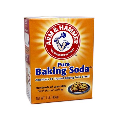 La baking powder americana funciona de la misma manera que la baking soda pero no hace falta que tenga ingredientes ácidos para que haga su trabajo. Arm & Hammer Baking Soda 454g/ Bicarbonato Sódico ...