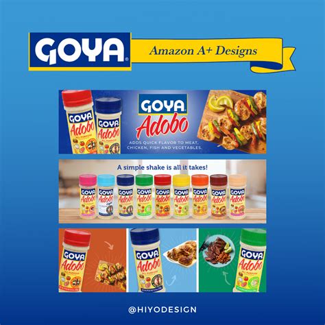 Goya Foods — Branding Web Design Social Media Hiyo Design