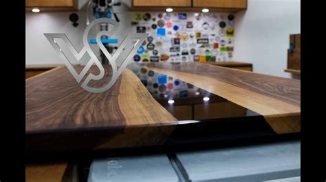 However, epoxy resin is more prone to stains than other countertop materials such as quartz. How to build Walnut Wood and Black Epoxy Resin River Table ...