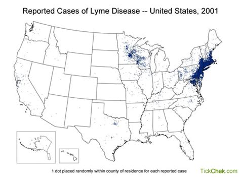 Map Of Lyme Disease Cases Over Time
