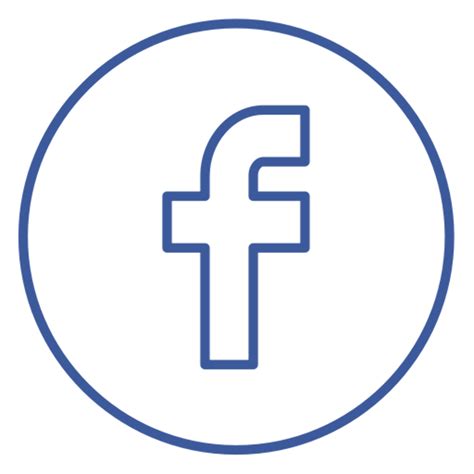 Download High Quality Facebook Logo Transparent Outline Transparent Png