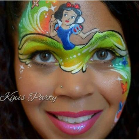 Snow White Princess Face Painting By Brook Rogers Kiwis Party