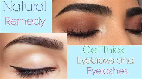 How To Get Thick Eyebrows And Long Eyelashes Naturally Home Remedies For Dark And Thick Eye