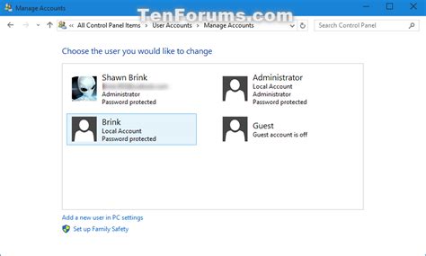 Change Account Password In Windows 10 Tutorials