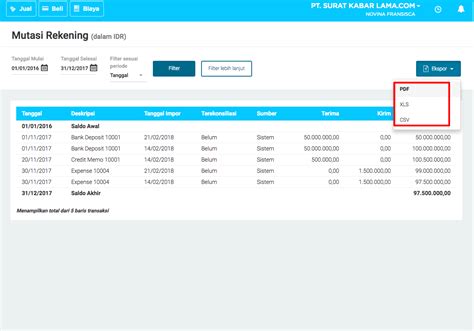 Cara Cek Mutasi Transaksi Rekening Mandiri Via Internet Banking