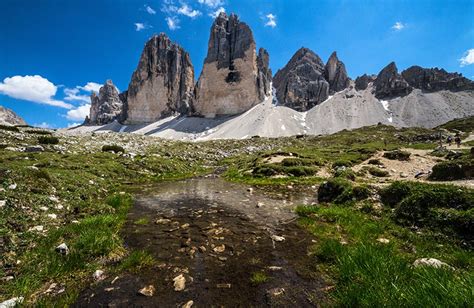 Drei Zinnen Wahrzeichen Der Dolomiten Südtirol