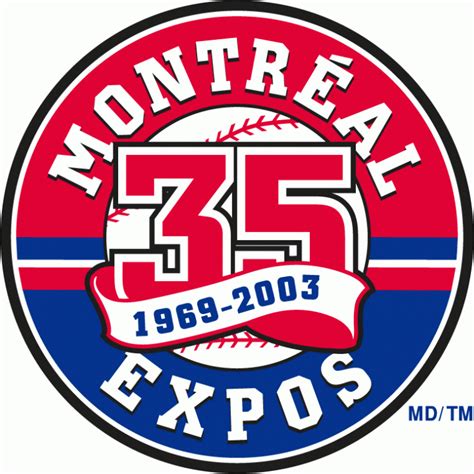 Montreal Expos Anniversary Logo - National League (NL) - Chris Creamer ...