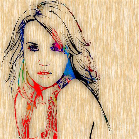 Carrie Underwood Painting Mixed Media By Marvin Blaine Fine Art America