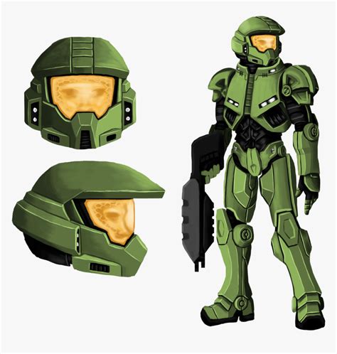Design Sketches For The Master Chief Redesign Halo Combat Evolved