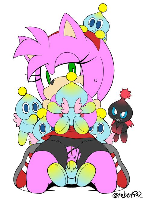Rule 34 Amy Rose Anal Anus Balls Breasts Chao Sonic Dark Chao