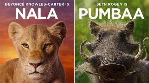 Disney Shares Character Posters For Upcoming Lion King Remake Pretty52