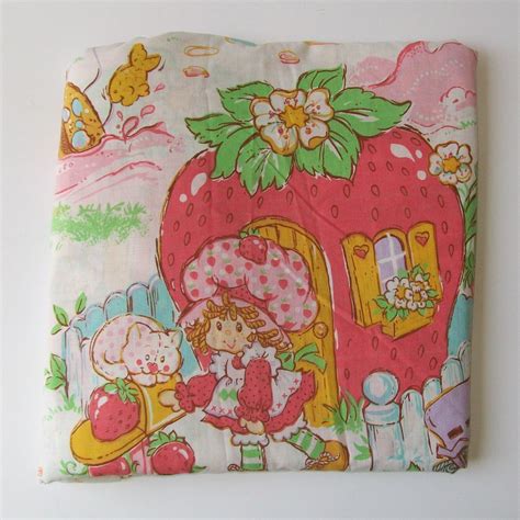 Vintage 80s STRAWBERRY SHORTCAKE Twin Sheet Set Vintage St Flickr