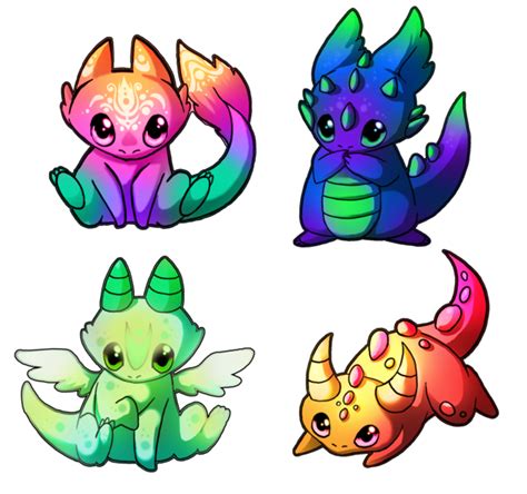 Pin By Danielle Kephart On Chibi Animalscute Cute Dragon Drawing