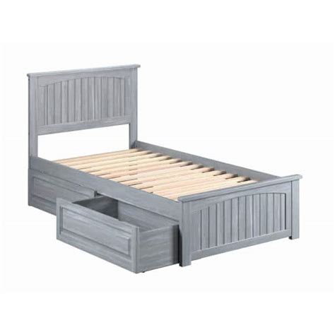 Atlantic Furniture Nantucket Twin Bed With Matching Footboard And