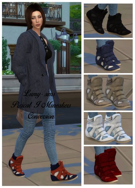 Imsneakers Conversion By Pixicat At Lumy Sims Sims 4 Updates
