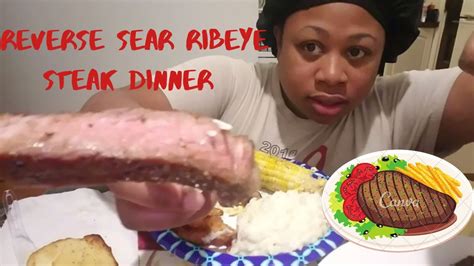 Affordable Meal Ideasreverse Sear Ny Strip Steak Dinner Midnight Mukbang Random Chat Eating
