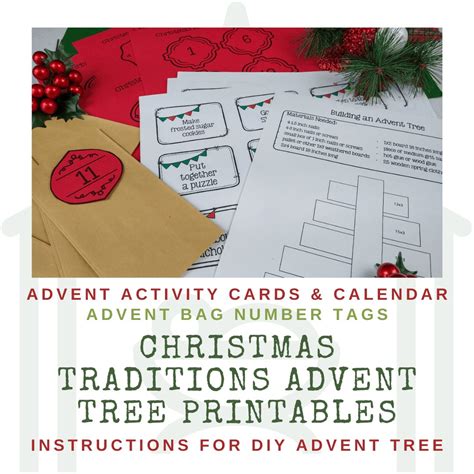 Advent Tree Printables Christmas Traditions