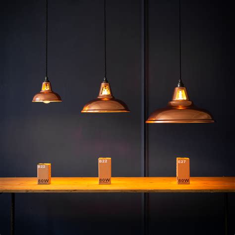 Pendant lights are becoming ever more popular in homes across the uk and here at the online lighting shop we are proud to stock some of . Coolicon Industrial Copper Pendant Light - Artifact Lighting