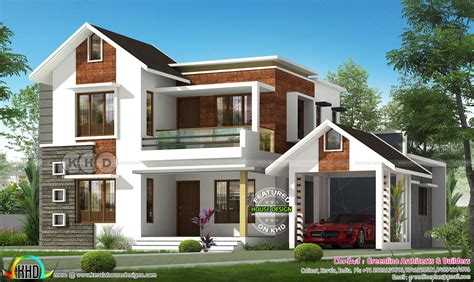 2501 Square Feet Modern Contemporary Kerala Home Design Kerala Home