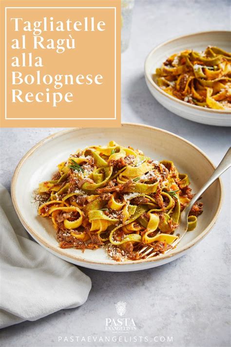 Tagliatelle al Ragù alla Bolognese Recipe | Recipe | Bolognese recipe ...