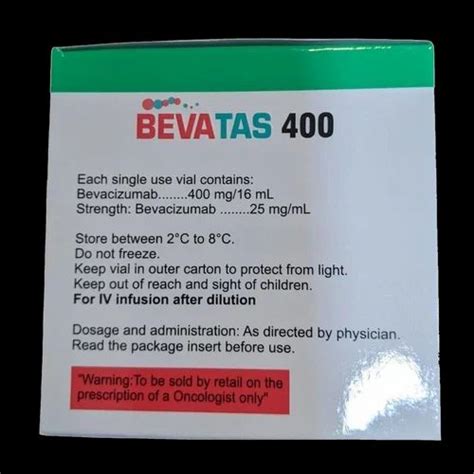 Intas Bevatas 400 Bevacizumab Concentrate Solution Infusion Storage