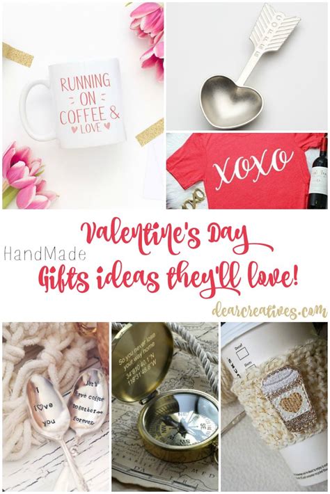 These 20 valentine gifts for him are a good starting point for anyone struggling to find a thoughtful valentine's gift for your favorite guy? Gift Ideas: Handmade Valentine's Day They'll Love Ideas ...