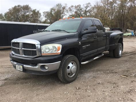 2006 Dodge Ram 3500 4x4 Crew Cab Dually Pickup Bigiron Auctions