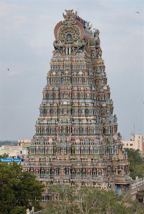Meenakshi Amman Temple Madurai Tamil Nadu India Cool Places To