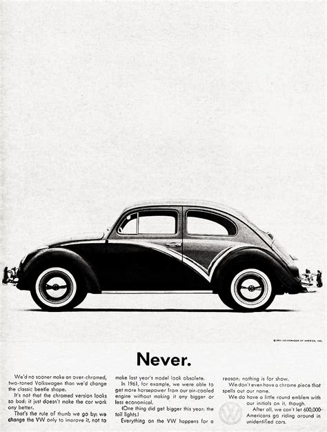 1961 Volkswagen Beetle Ad Classic Cars Today Online