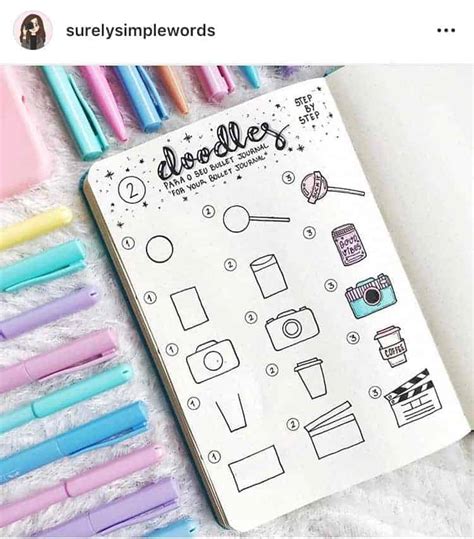 17 Cute Bullet Journal Doodles You Can Easily Copy On Your Spreads