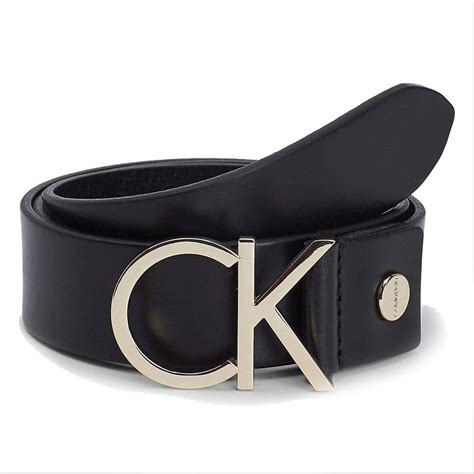 Pasek Damski Calvin Klein Logo Belt Black K60k602141 910 Basketopl