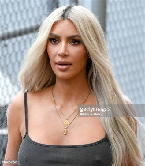 Kim Kardashian Blonde Photos And Premium High Res Pictures Getty Images