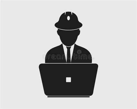 Computer Engineer Icon Stock Vector Illustration Of Computer 133454721