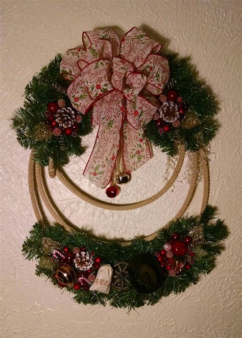 Lariat Christmas Wreaths Rope Custom Design Handcraft Holiday