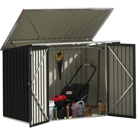 Devoko Outdoor Storage Shed 5.8 x 3.3 FT Metal Trash Shed Waterproof