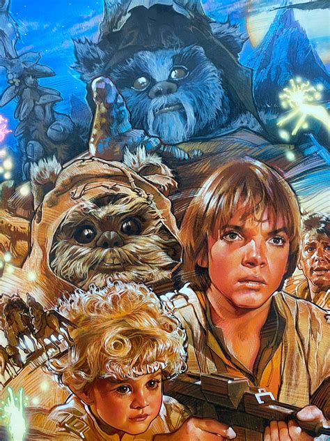 Star Wars Poster Artist Drew Struzan Shares Original Art For The Ewok