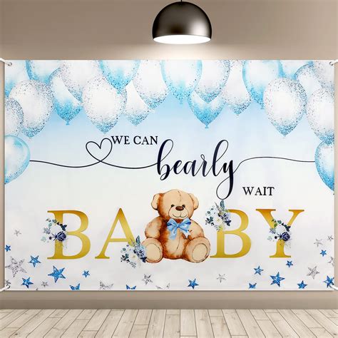 Buy We Can Bearly Wait Baby Shower Decorations 49 X 33 Ft Teddy Bear