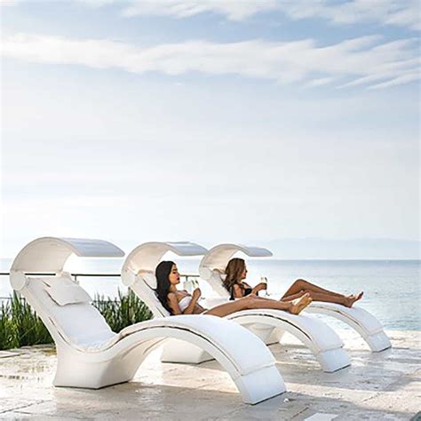 Ledge Lounger Chaise Deep Ultra Modern Pool And Patio