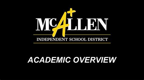 academic overview with melissa lauer mcallen isd youtube