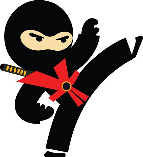 Ninja Svg Files Pour Cricut Cute Ninja Clipart Fichiers Etsy