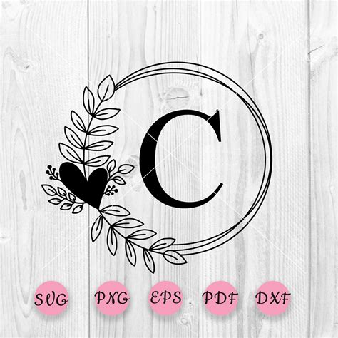 Monogram Letter C Clipart