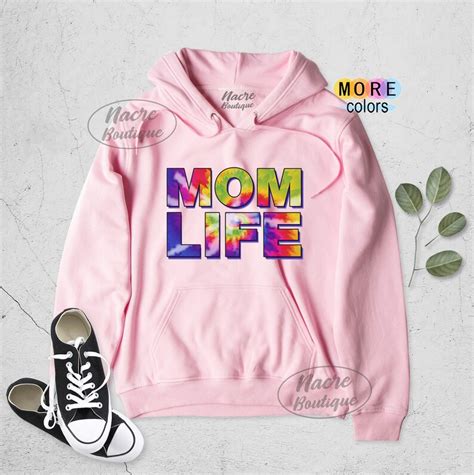 Mom Life Sweatshirt Mama Sweatshirt Mother Hoodie Momlife Etsy