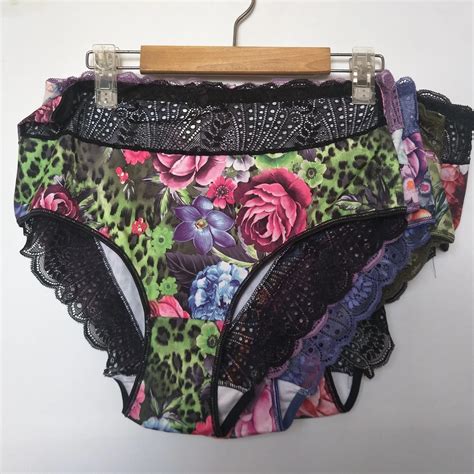 buy 5pcs lot women s briefs sexy lingeries lace flower hollow plus size 6xl big