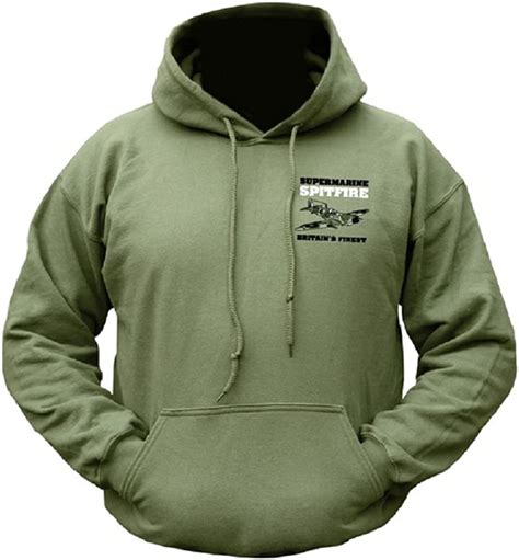 Mens Tactical Military Army Spitfire Hooded Sweat Top Hoodie Hoody