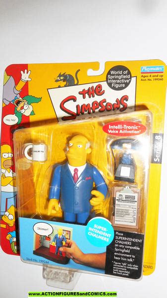 Simpsons Superintendent Chalmers 2002 Series 8 Playmates Actionfiguresandcomics