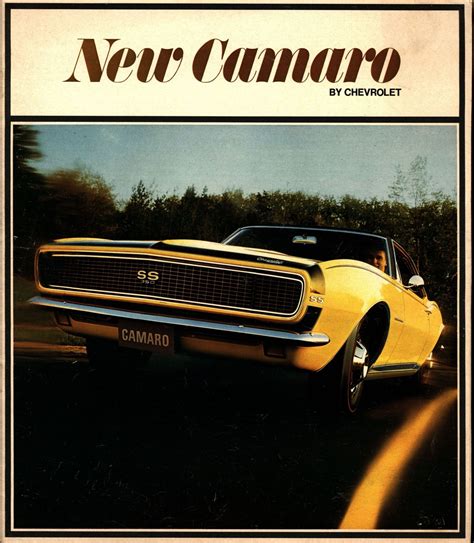 1967 Camaro Catalog Cover Americas Automotive Library