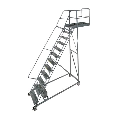 Ballymore Cl 15 28 15 Step Heavy Duty Steel Rolling Cantilever Ladder