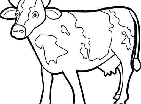 Cow And Calf Coloring Pages At Free