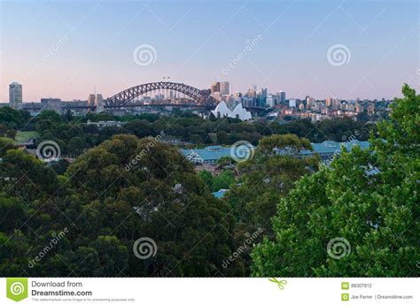 Sydney Skyline And Scenery Editorial Photography Image Of Trees 88307812
