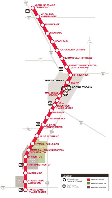Metrorail Red Line Map And Schedules